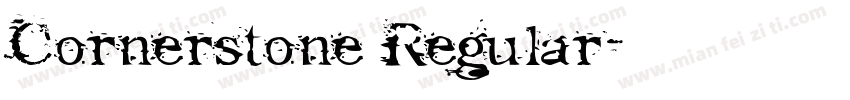 Cornerstone Regular字体转换